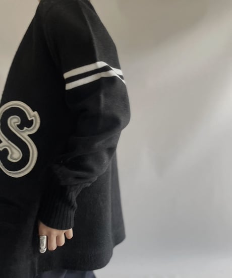 【USED】 Lettered Cardigan / 231028-012
