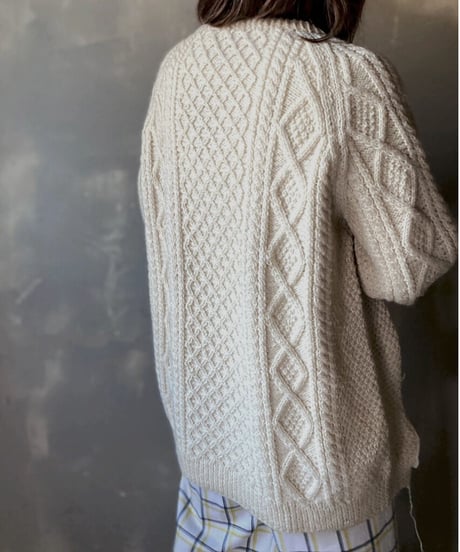 【RE;CIRCLE】 Patchwork Cable Knit ① / 201112-022