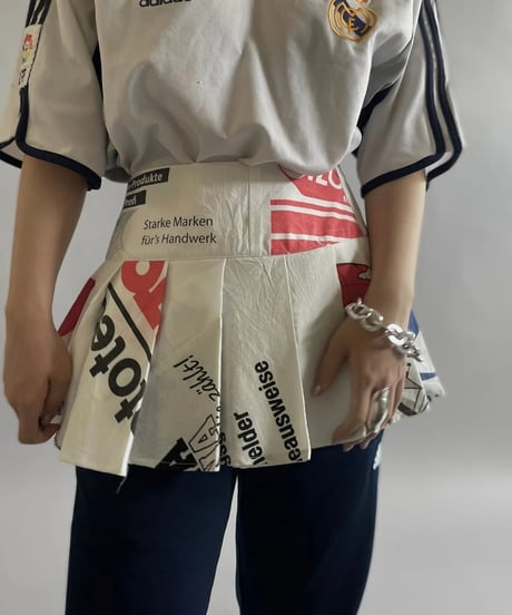 【RE;CIRCLE】RE Eco-Friendly Bag Pleats Mini Skirt/ 240613-011
