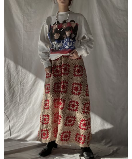 【RE;CIRCLE】 RE Granny Long Skirt⑨/211216-050