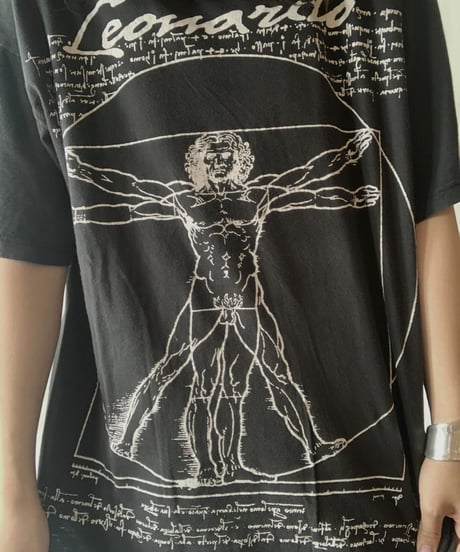 【USED】 S/S T-shirt Leonardo da Vinci/210617-004