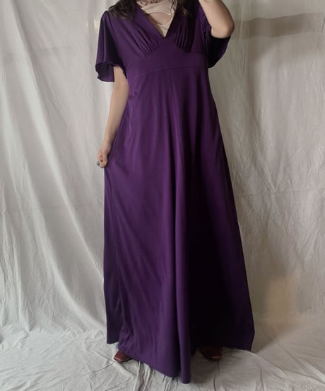 【USED】 EURO Poly Dress①/210630-030