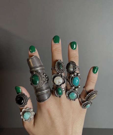 【USED】 Indian Silver Ring/R-7