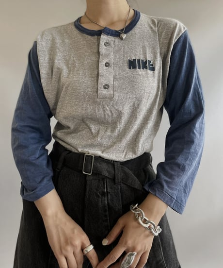 【USED】 made in USA Nike L/S T-Shirt  70~80s / 230812-008