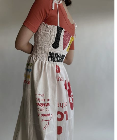 【RE;CIRCLE】RE Eco-Friendly Bag Camisole One-piece / 220512-022