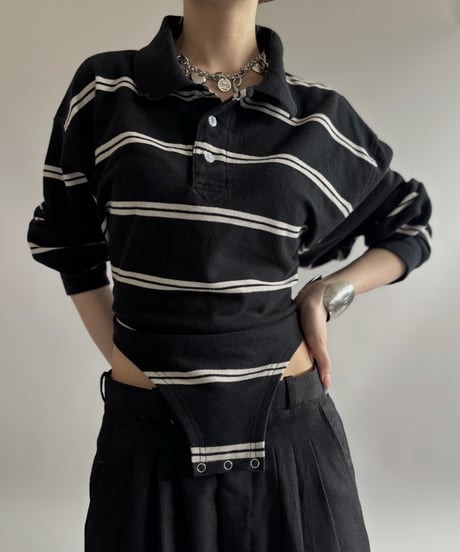 【RE;CIRCLE】 RE Leotard Rugger Shirt/ 260430-008