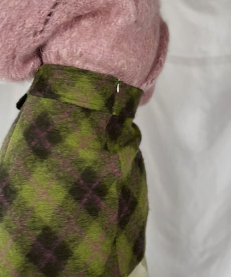 【USED】 Wool Skirt made in Italy / 220107-003