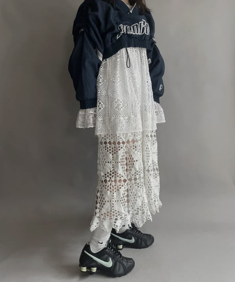 【RE;CIRCLE】 RE Nylon Drawcord Pullover Navy / 230309-010