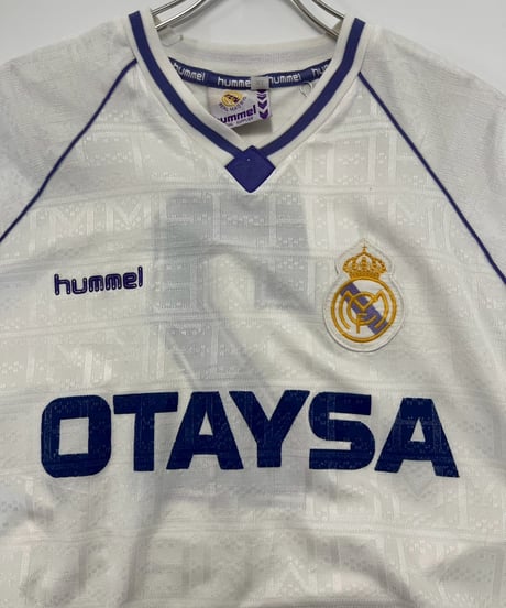 【USED】  Hummel 90's Real Madrid Soccer Shirt / 250607-018