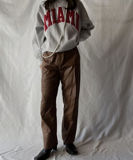 【USED】   90's USA Champion Reverse Weave Sweat MIAMI/211007-029