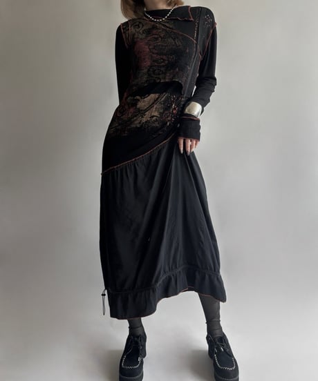 【USED】 L/S design One-Piece  /250906-019