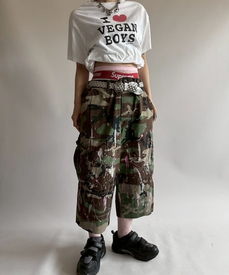 【USED】 GILADAN I ♡ VEGAN BOY'S T-Shirt / 250719-004