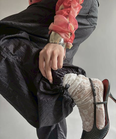 【USED】  Design nylon Pants / 250920-028