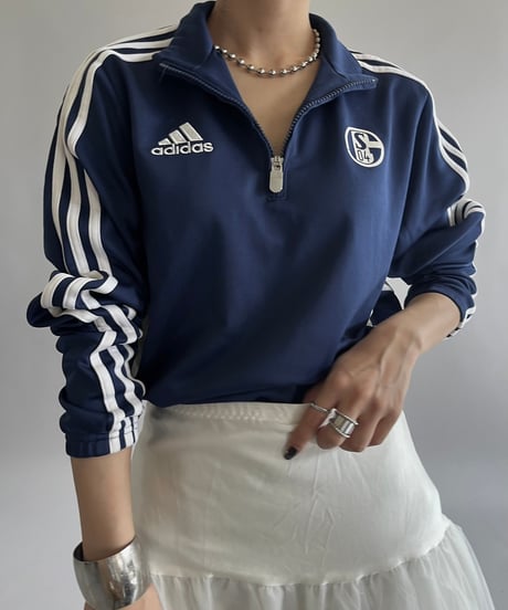 【USED】 adidas SCHALKE Jersey Top /240921-008