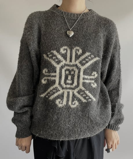 【USED】L/S Nordic Knit Top / 231112-007