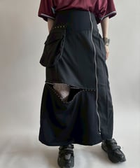 【RE;CIRCLE】 RE Suit Asymmetry Long Skirt/ 250717-018