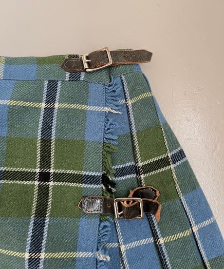 【USED】 Check Pattern Kilt Skirt /250118-014