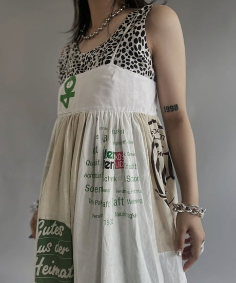 【RE;CIRCLE】RE Eco-Friendly Bag Camisole Long One-piece / 230622-018