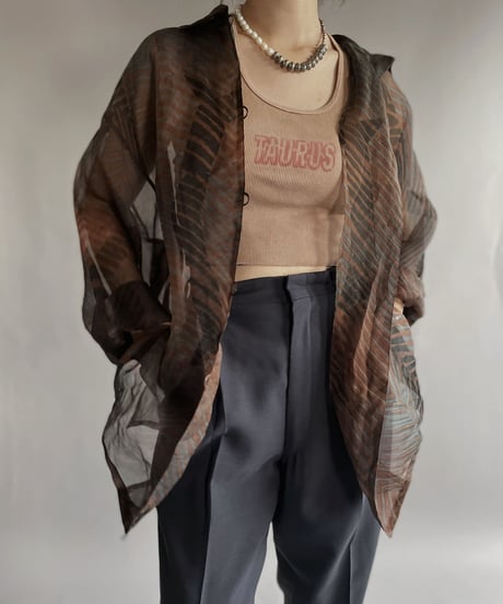 【USED】  See-through Shirt / 220924-025