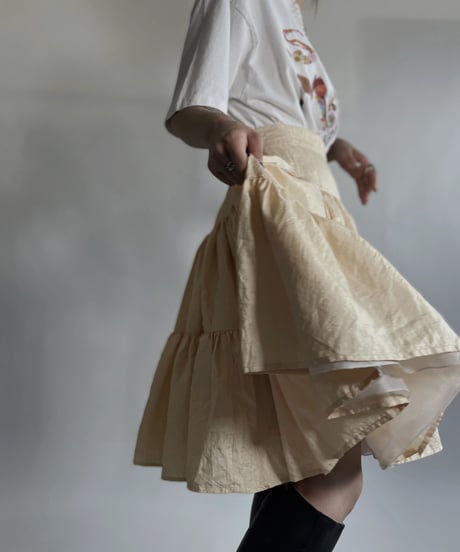【USED】 Middle Tiered Skirt / 220625-003