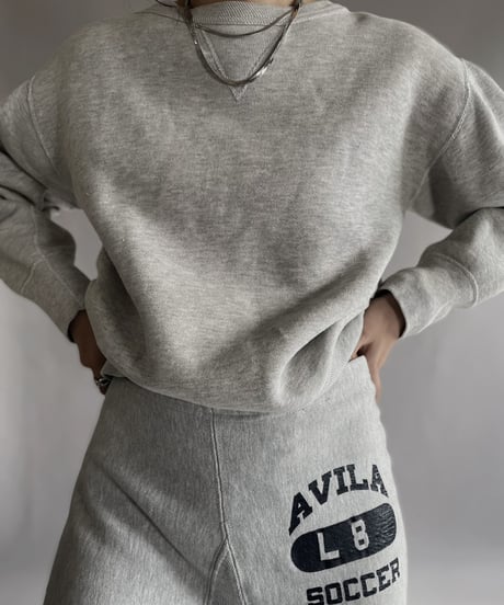 【USED】 Cotton Sweatshirt Light Gray / 221203-024