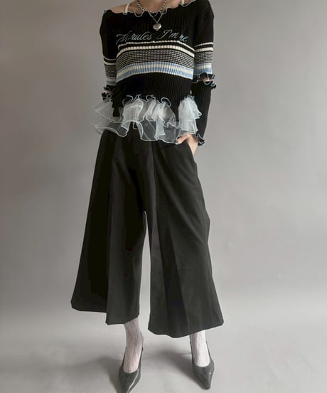 【RE;CIRCLE】 RE Mellow Knit Top /  251023-016