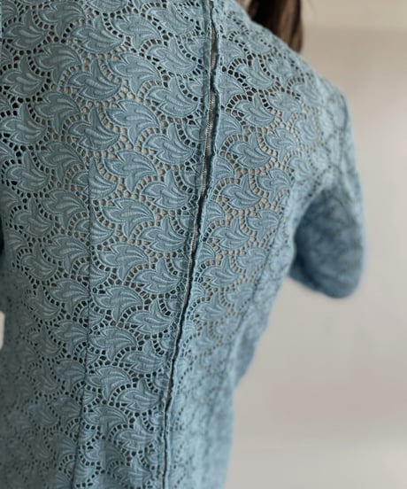 【USED】 Long Sleeves Lace One-piece / 220611-019