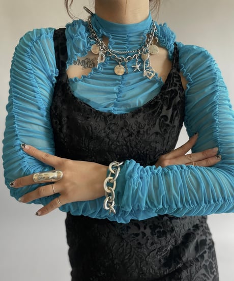 【USED】 ESTER MANAS Design Sheer L/S Top /240914-031
