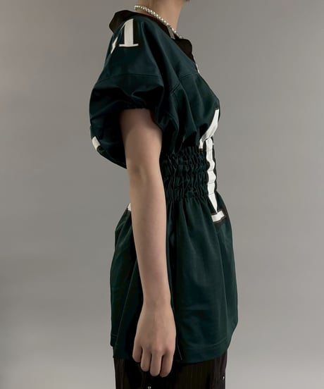 【RE;CIRCLE】 Shirring Football Shirt  /  250904-004