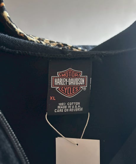 【USED】 HARLEY DAVIDSON Zebra Piping Zip Parka / 251004-008