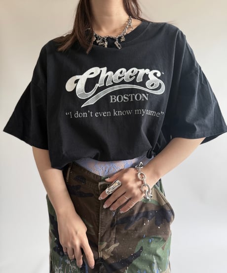 【USED】 GILDAN Cheers BOSTON T-Shirt / 250614-011