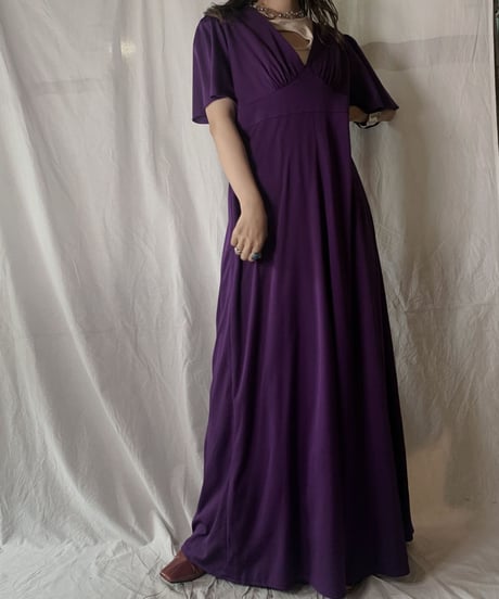 【USED】 EURO Poly Dress①/210630-030
