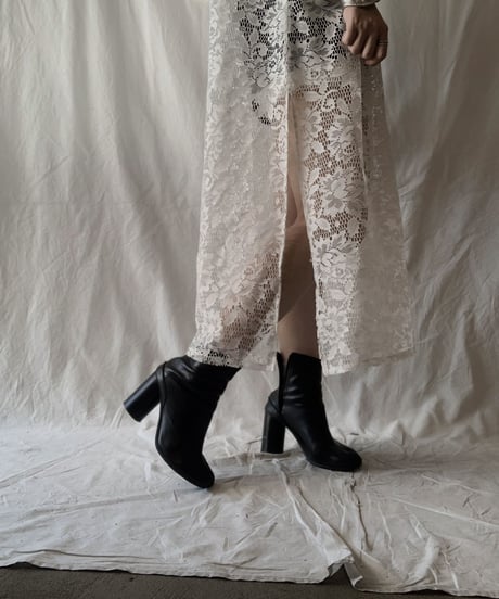 【RE;CIRCLE】 RE Lace L/S Open Front One-piece①/210611-029