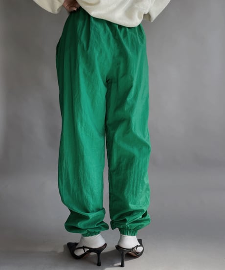 【USED】 Leopard Nylon Pants Green / 230128-020