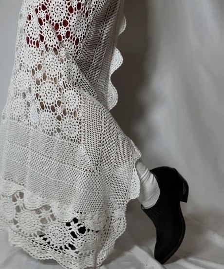 【RE;CIRCLE】 RE Granny Knit×Lace N/S One-piece②/210917-009