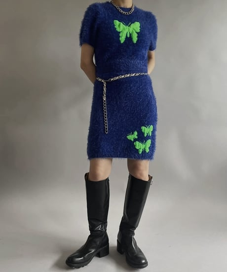 【USED 】Patterned Knit Set up /240505-029