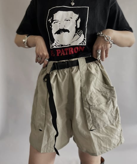 【USED】  BILL BLASS Nylon Shorts Pants /230617-004