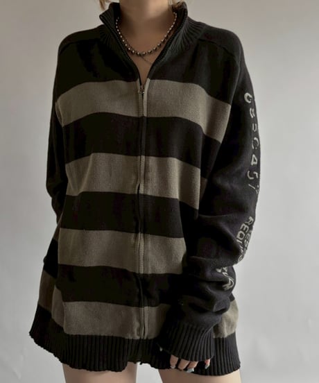 【USED】 Border Pattern Drivers Knit /251025-012