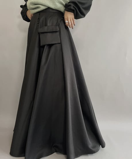 【USED】 A.B.S. Evening Long Skirt / 221022-026