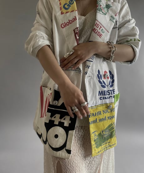 【RE;CIRCLE】RE Eco-Fri0endly Bag Double Jacket / 240613-022