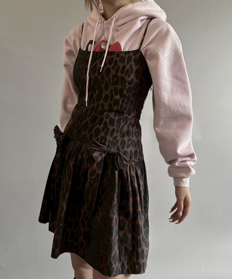 【USED】 Leopard Print Camisole One-Piece /251206-002