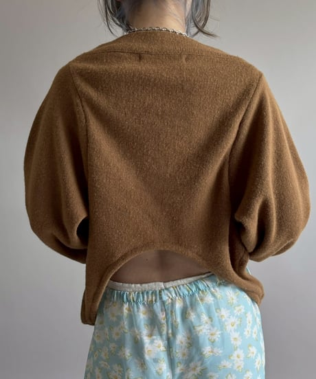【RE;CIRCLE】 RE Deformed Acrylic Cardigan / 260312-004