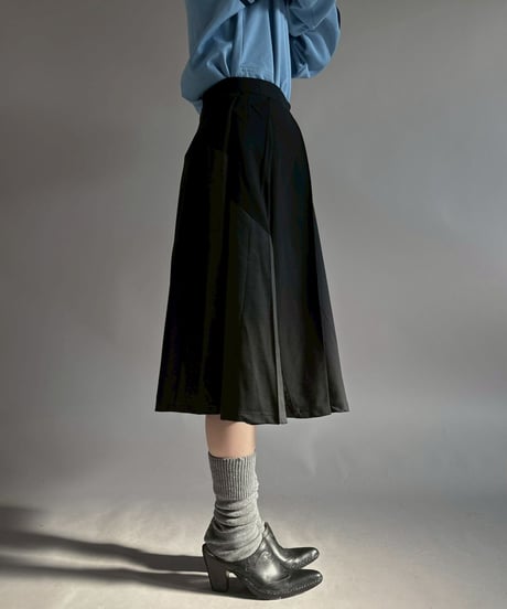 【RE;CIRCLE】 RE Suit Pleats Wrap Skirt/ 260108-012