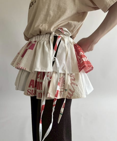 【RE;CIRCLE】 Re Eco Bag Maki Skirt /  250417-015