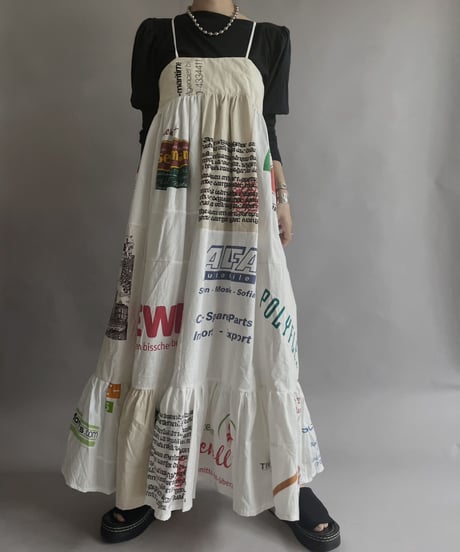 【RE;CIRCLE】RE Eco-Friendly Bag Camisole Long One-piece / 230427-007