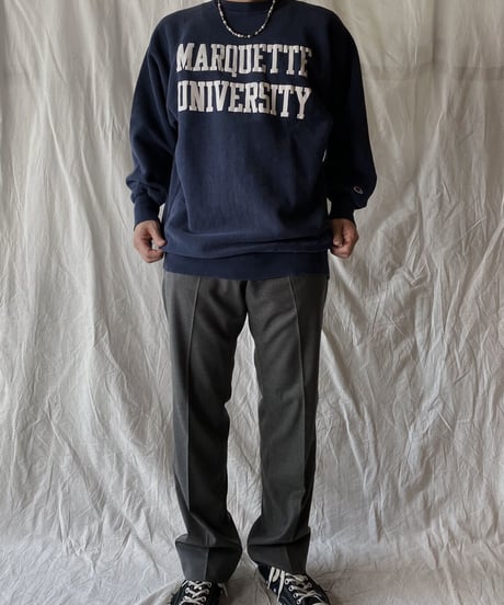 【USED】 90's USA Champion Reverse Weave MARQUETTE②/210324-022