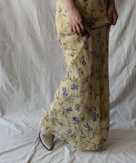 【USED】 Flower Patterned Camisole Dress/210421-008