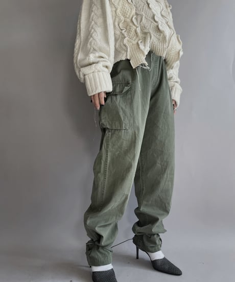 【USED】  Army Pants Jungle Fatigue / 230330-019