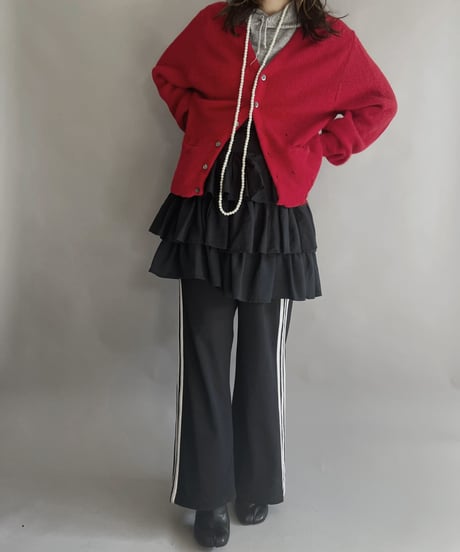 【USED】 Made In France Viscose Tiered Skirt / 230218-023