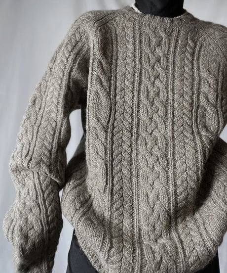 【USED】       Cable Knit Top/211202-040